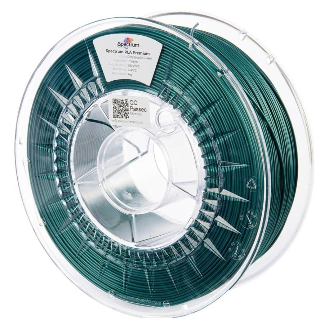 Spectrum Filament Premium PLA Chrysocolla Green 1kg 1.75mm (PLA, 1000 g, 1.75 mm) (80846)