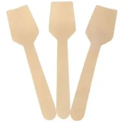 Mini-Eislöffel aus Holz 95 mm (5000 Stück)