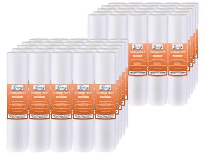 iSpring FP11X50-N 1 Micron Sediment Cartridges, 50-Pack
