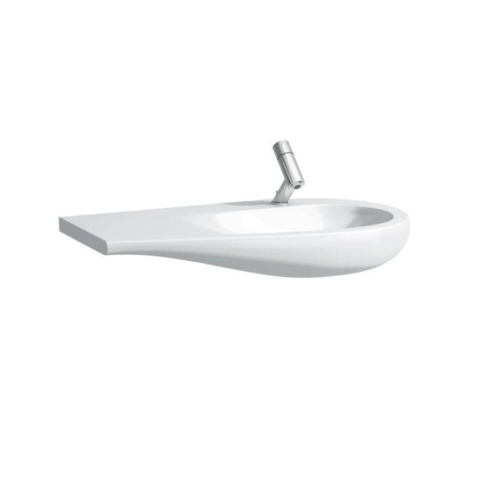 LAUFEN Alessi one Waschtisch 8149764001041 90x50cm, weiß Clean Coat, Ablage links