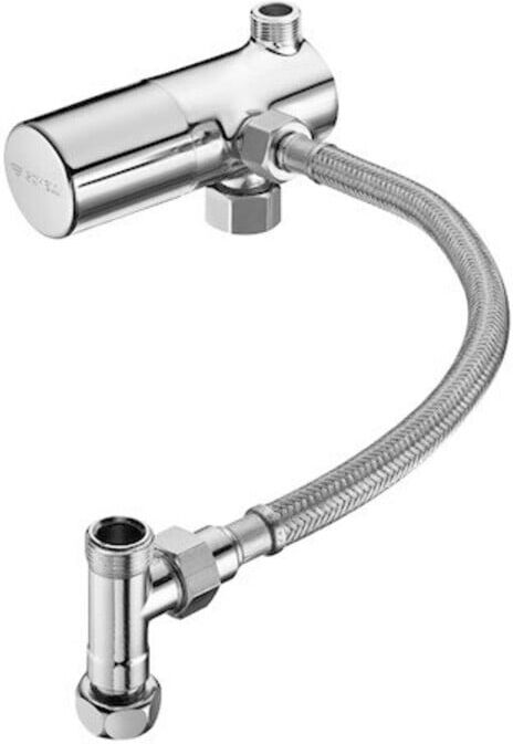 Schell Eckventil-Thermostat-Set auf G 3/8 Abgang, flexibel, verchromt (094160699)