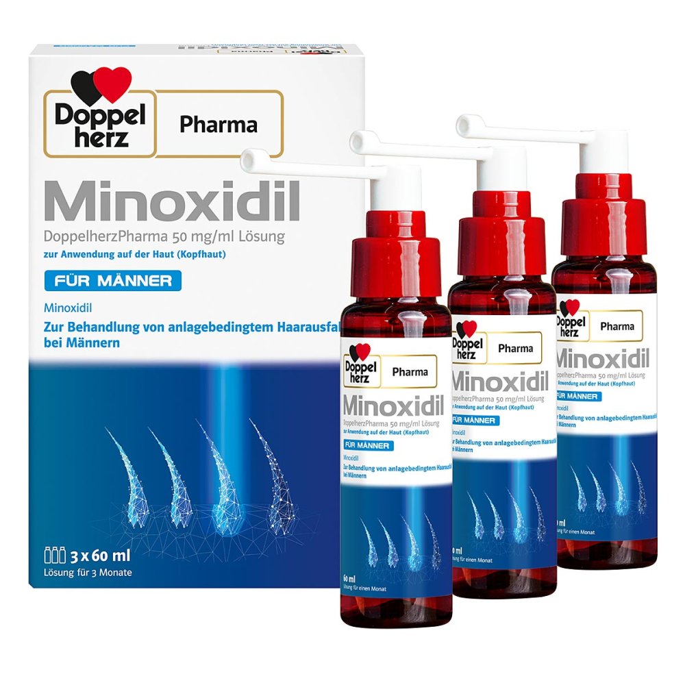 Queisser Pharma GmbH & Co. KG Minoxidil DoppelherzPharma Männer Lösung 17268563