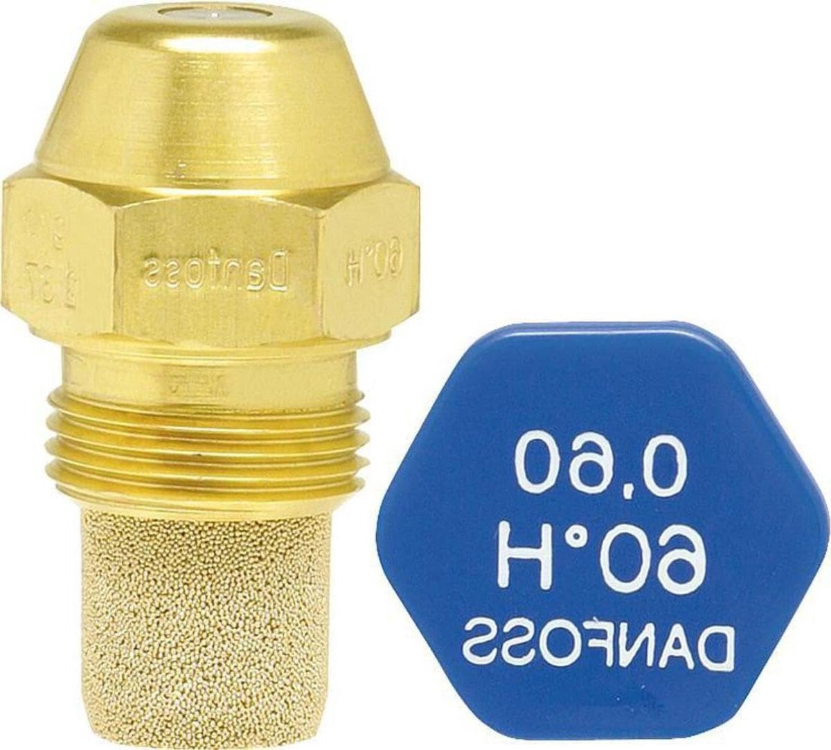 Gouden Brandstof Verstuiver Nozzle met Holle Spray Patroon voor Brandstof Verbranding - 3.3 kg/h