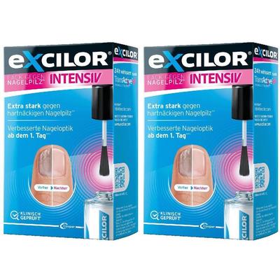 Excilor intensiv Lack gegen Nagelpilz 2x 2x30 ml Lösung