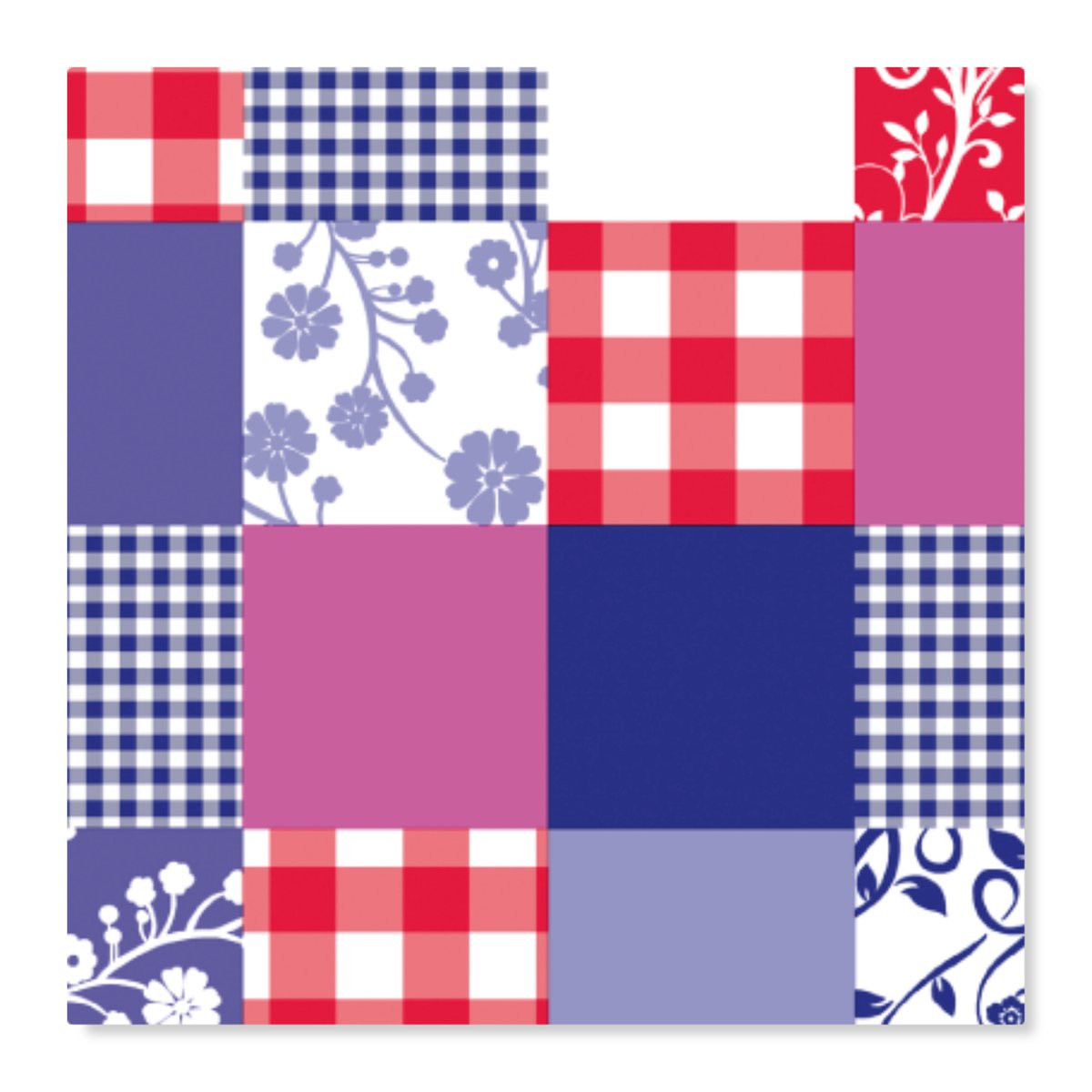 Zelfklevende decoratie plakfolie Patchwork meubelfolie, 45 cm x 2 meter