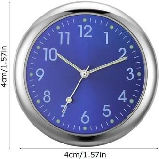 Uplifted Goods Analog Car Clock With Luminous Face blue