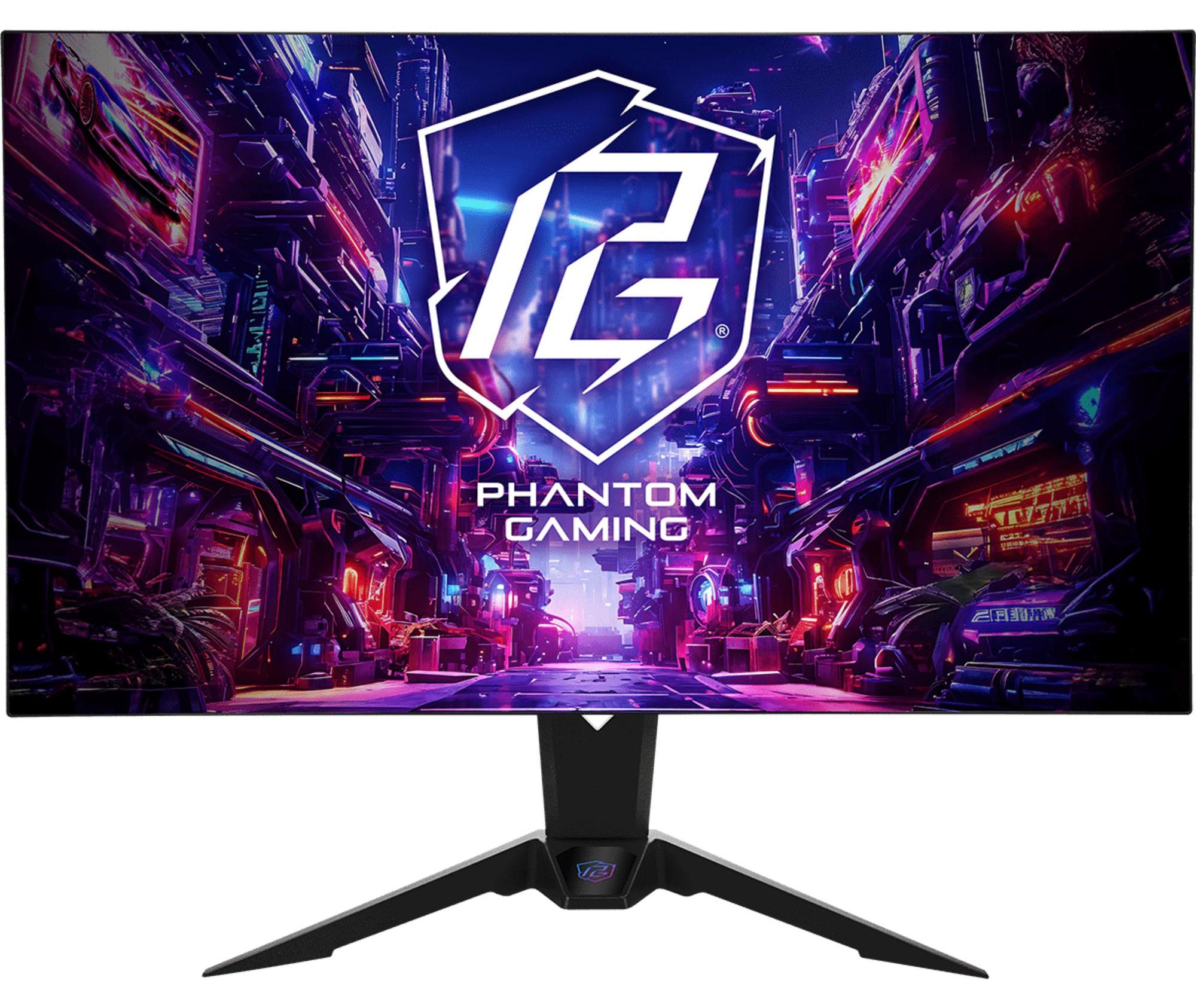 Asrock PGO32UFS, 80 cm (31.5"), 3840 x 2160 Pixel, 4K Ultra HD, OLED, 0,03 ms, Schwarz
