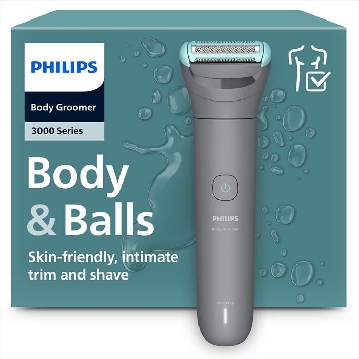 Philips Tagliacapelli Serie 3000 Bg3485/15-grigio Medio