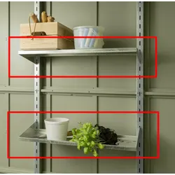 Hörmann Regalboden-Set für Gerätehaus Berry (2 Stück)