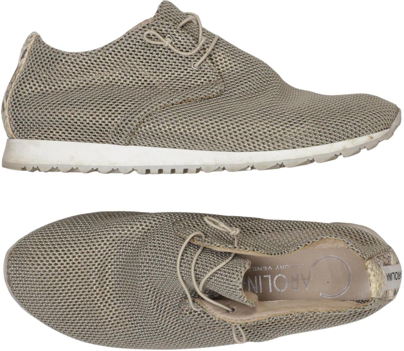 Donna Carolina Damen Halbschuh, Beige, Gr. EU 36, Leder - Second Hand