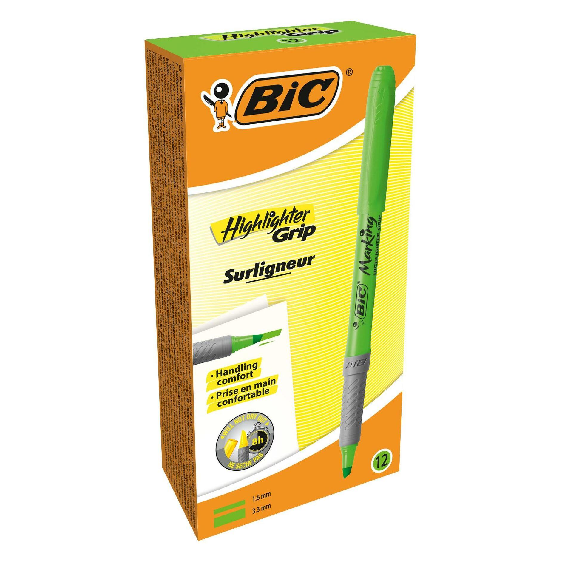 Bic Highlighter Grip (12x) (811932)