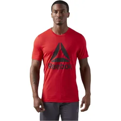 Reebok, Herren, Sportshirt, Workout Ready Supremium 2.0 Tee (M), Rot, Schwarz