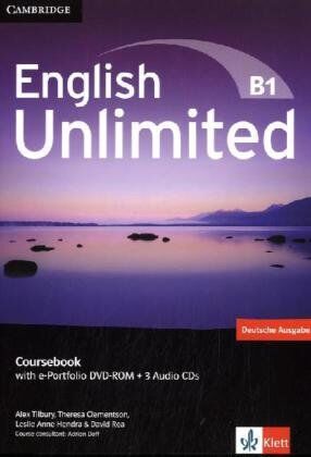 Alex Tilbury - English Unlimited B1 - Pre-Intermediate. Coursebook with e-Portfolio DVD-ROM + 3 Audio-CDs - Preis vom 02.10.2026 23:42:20 h
