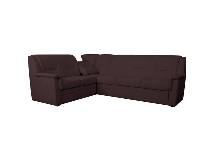 ECKSCHLAFSOFA Rafael, Dunkelrot S: 279x224cm