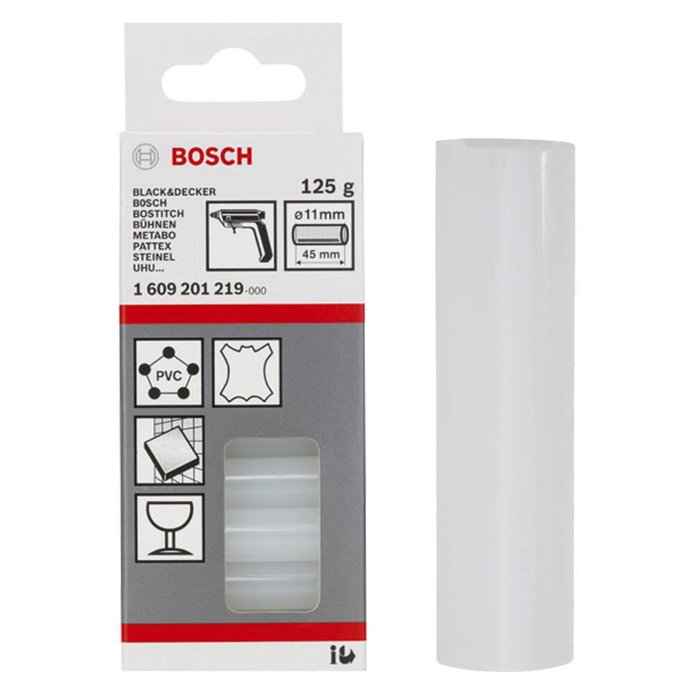 BOSCH Heißklebesticks transparent 1609201219
