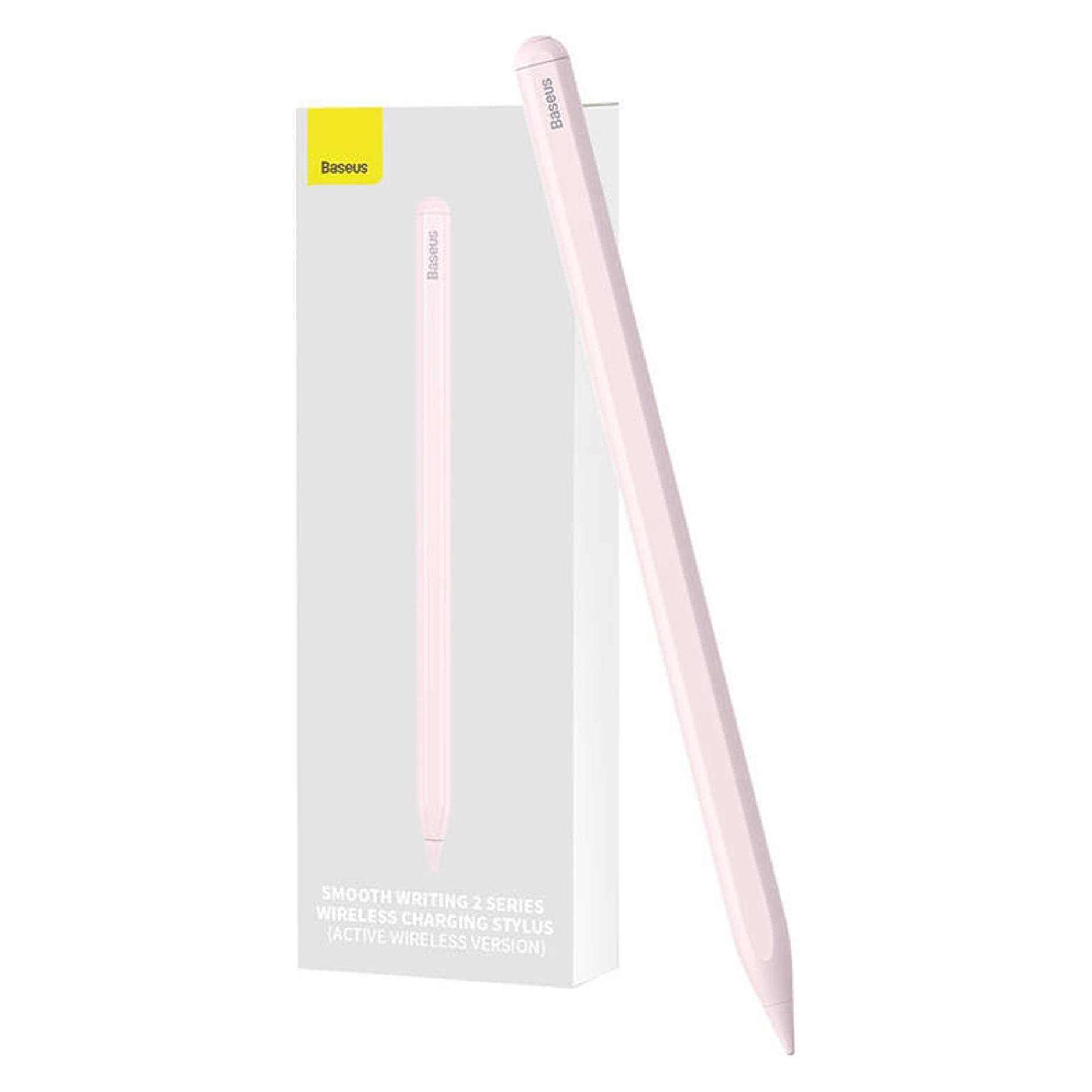 Baseus Kabelloser Ladestift für TelefonTablet Smooth Writing Rosa (SXBC060104)