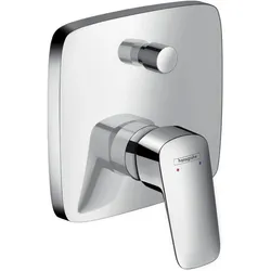 hansgrohe, Duscharmatur + Badewannenarmatur, Logis Einhebel-Wannenmischer - Chrom (71405000)