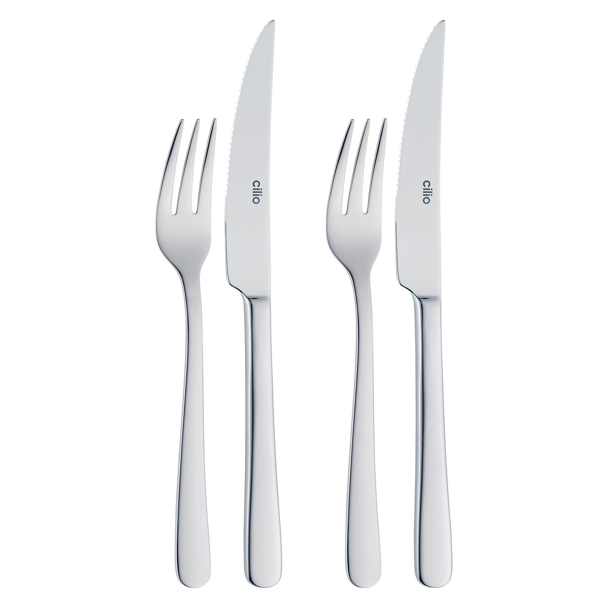 Cilio Steakbesteck ROMA 2er-Set (4 Stk., Besteck Set) (78342169)
