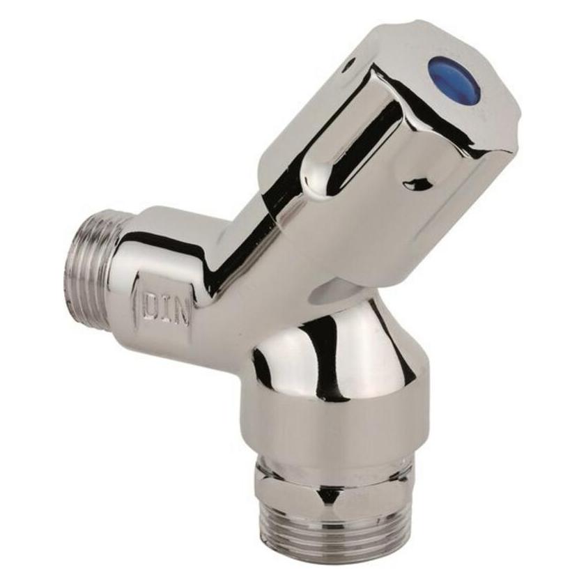 Magni GA-Wandventil kurz, 1/2"AG x 3/4"AG, mit Rückflussverhinderer/ Rohrbelüfter (82714096)