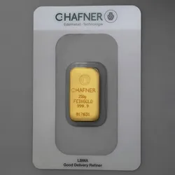 Goldbarren 250g "C.HAFNER - Gussform"