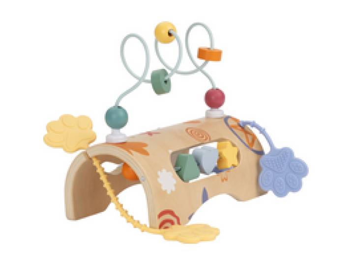 LUPILU® Jouet en bois Montessori bébé (Fiche de motricité)