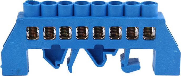 ORNO Aansluitstrook, 8 polen, blauw