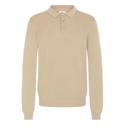Longsleeve CASUAL FRIDAY "Strickpullover CFOsvald", Herren, Gr. 3XL, silber (silber mink), Obermaterial: 100% Baumwolle CO., Shirts