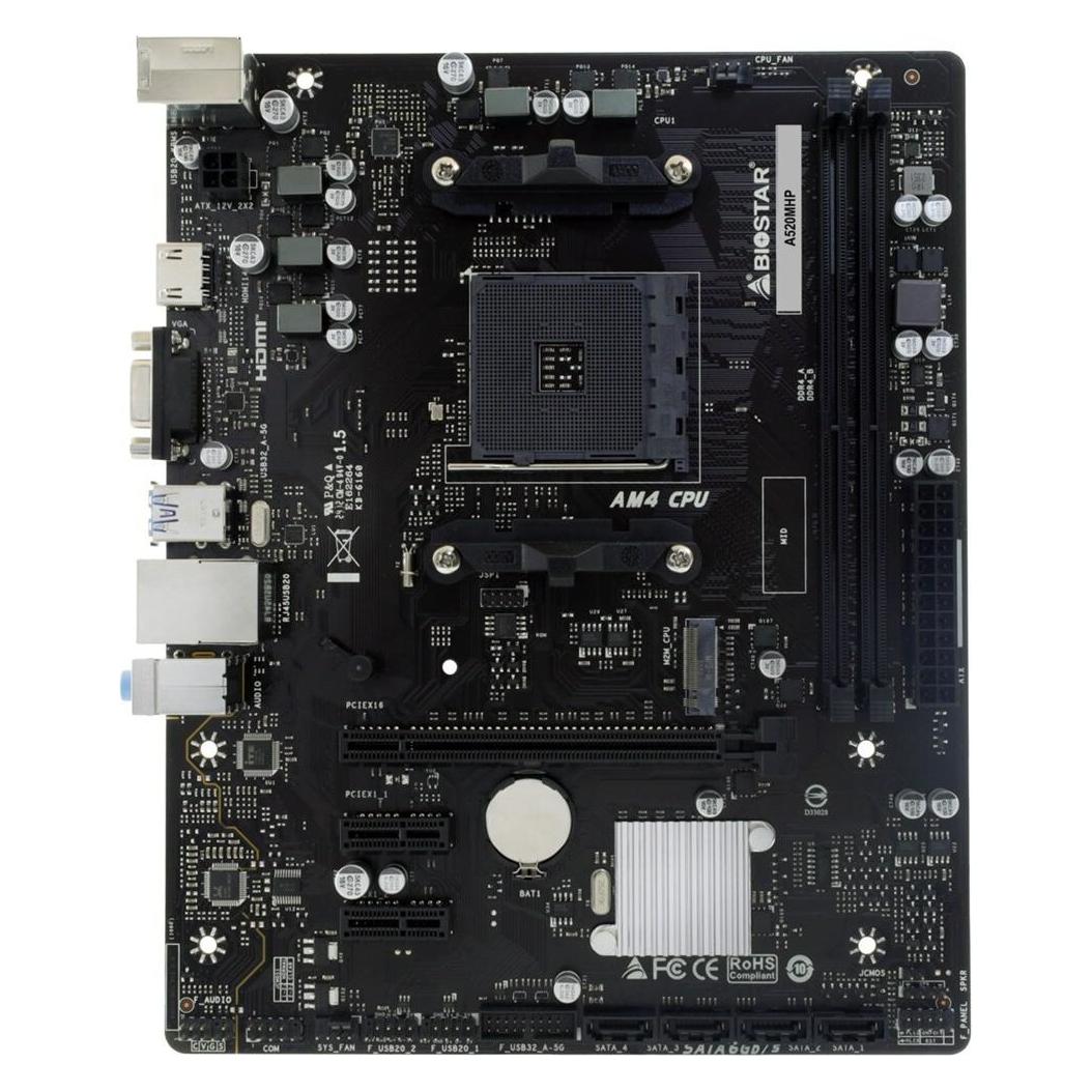 Biostar A520MHP 2.0 (AM4) (D) (AM4, AMD A520, mATX) (A520MHP 2.0)
