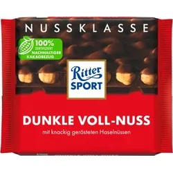 Ritter SPORT Dunkle Voll-Nuss Schokolade 100,0 g