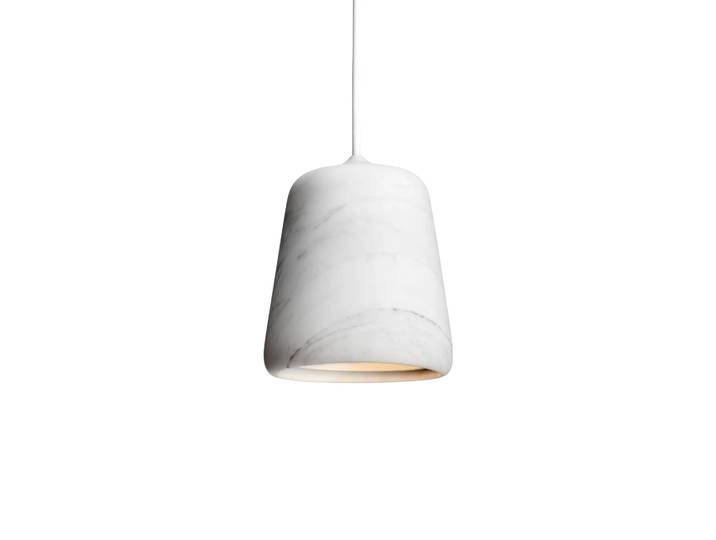 New Works Materiaal hanglamp White marble
