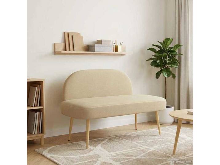 Banc rembourré(rectangulaire）- Maximum 110 kg par siège - Banc banquette avec dossier Vert gris clair 110x60x76 cm dxk59l