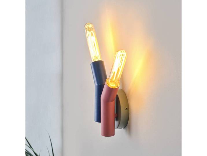 OSRAM Wandlampe Decor Straw, dimmbar, Multicolour, für Wohn- / Esszimmer, Metall, Modern, Wandleuchte, Wandlampe Innen