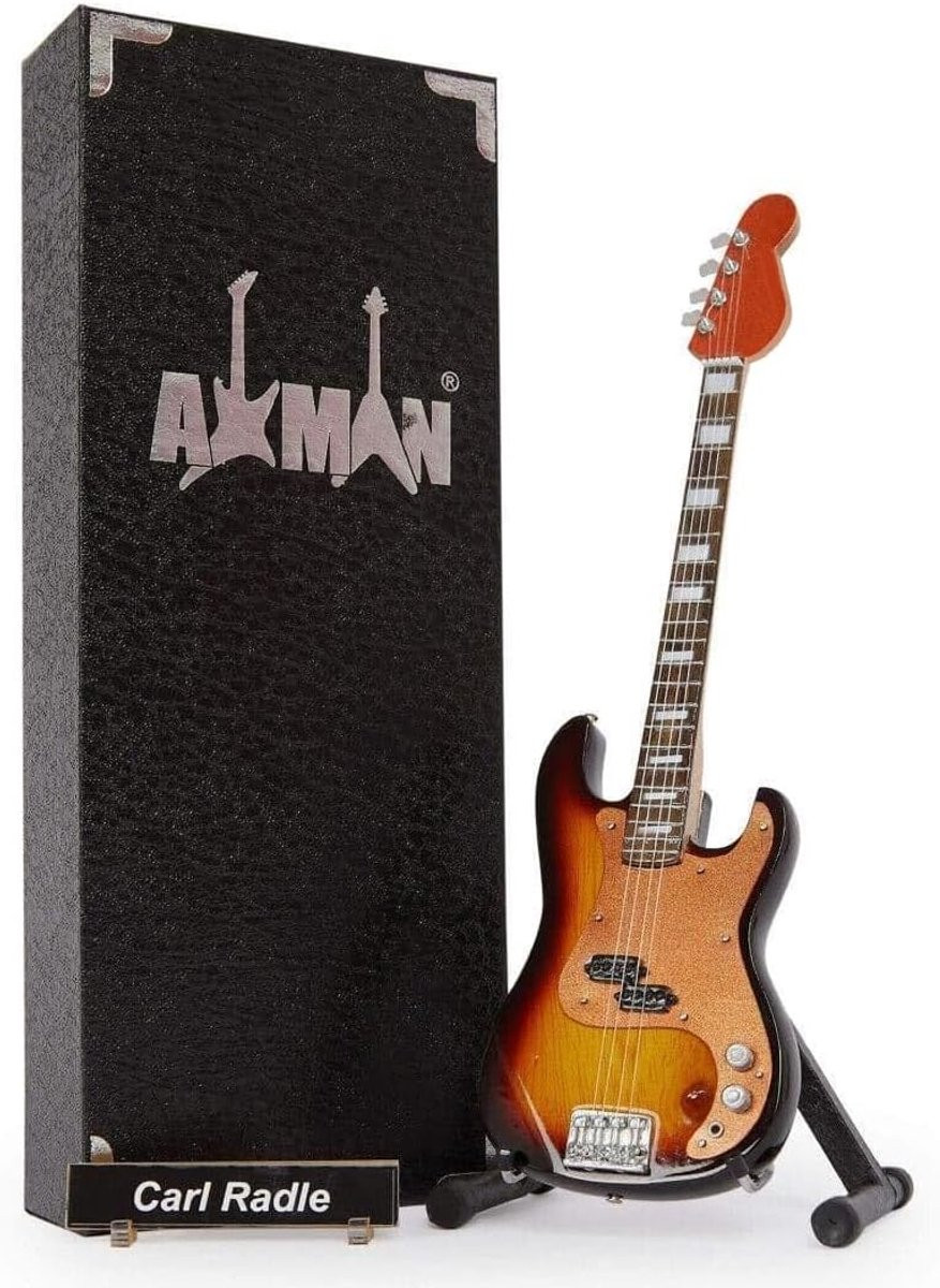 Carl Radle Derek And The Dominos Axman Sunburst Miniature Gitaar Replica