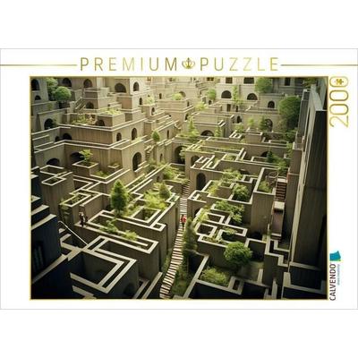 CALVENDO Puzzle Das Labyrinth der Illusionen | 2000 Teile Lege-Größe 90x67cm Foto-Puzzle für glückliche Stunden