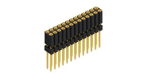Fischer Elektronik Buchsenleiste (Präzision) Anzahl Reihen: 2 10026301 10St.