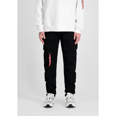 Cargohose ALPHA INDUSTRIES "Tactical Pant", Herren, Gr. 32, Normalgrößen, schwarz, Obermaterial: 100% Baumwolle, Hosen Cargohose