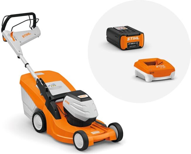 STIHL Tondeuse sans fil RMA 448 PV avec batterie AP 300 S et chargeur AL 301 (63582000035)