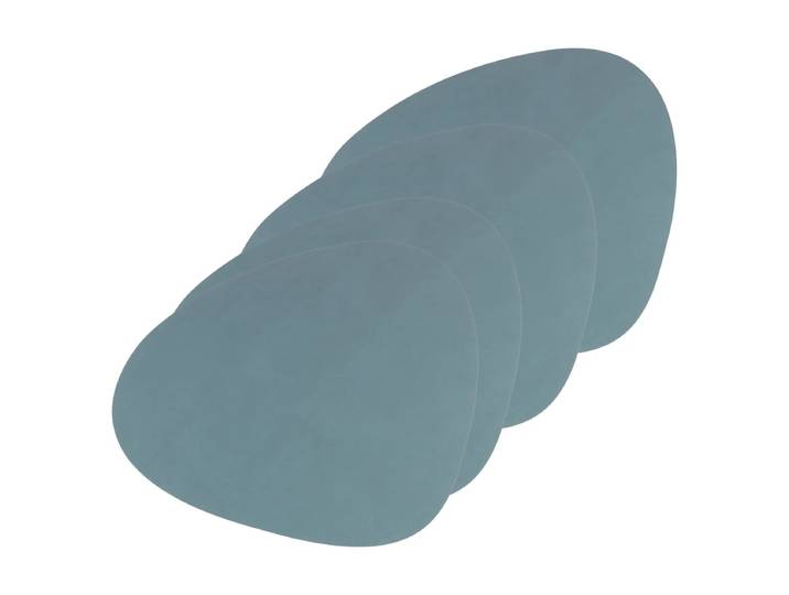 Lind DNA - Tischset Curve L, Nupo hellblau (4er-Set)