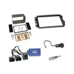 Chevrolet Aveo Captiva ab 2006 Einbauset 2-DIN Radioblende+Lenkradadapter ohn...