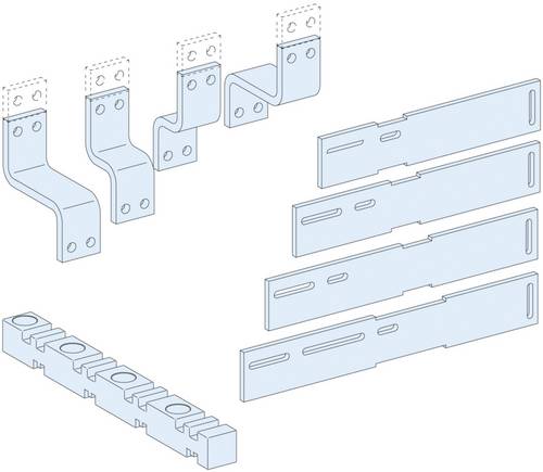 Schneider Electric LVS04485 PrismaSeT-P, Verbindung, ComPacT NS630b-1250 3polig,Festeinbau,vertikal,mit vertikaler Sammelschiene