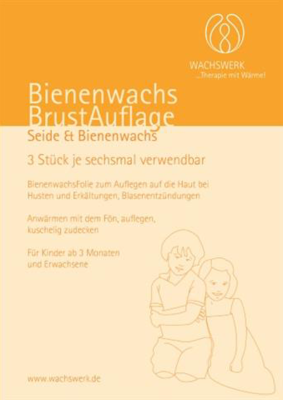 Wachswerk Dirk Otto e.K. BIENENWACHS BRUSTAUFLAGE Set 1 St 06433355