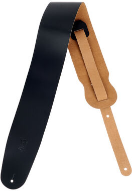 Levys "Leather Strap 3,5" BK" Schwarz