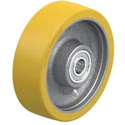 Blickle, Möbelrollen, GTH 160/20K, Roller, 2000 kg, Hellbraun, Stahl, Deutschland, 1 Stück(e), 160 mm