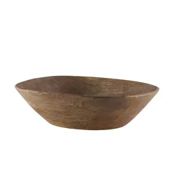 Gray & Jones Dekoschale   ¦ holzfarben ¦ Massivholz ¦ Maße (cm): H: 7  Ø: 25.5