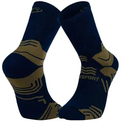 BV Sport, Herren, Sportsocken, Trek GR Haute Lyocell (36 - 38), Braun, Blau