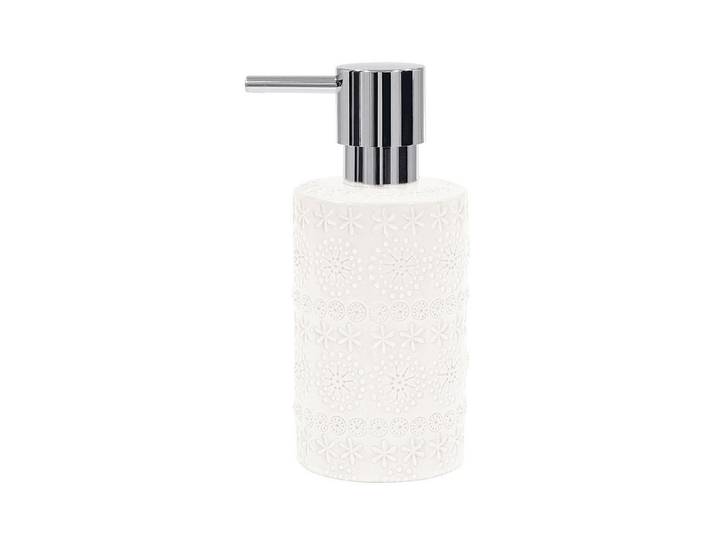 Spirella Seifenspender Relief Weiss ⌀ 7 × 15.5 cm 300 ml