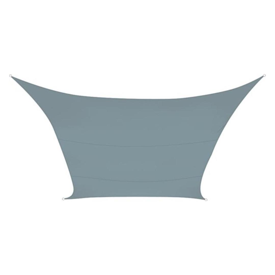 Perel SONNENSEGEL - QUADRATISCH - 3.6 x 3.6 m - FARBE: HELLGRAU (360 x 360 cm) (GSS4360BG)