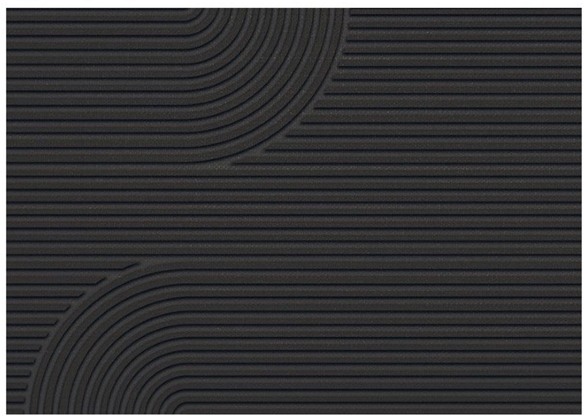 MD Entree Schoonloopmat Impression Zen Lines Anthra 50 x 75 cm