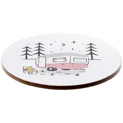 Puckator, Untersetzer, Wildwood Wohnwagen Untersetzer 4er Set (4x, Glasuntersetzer)