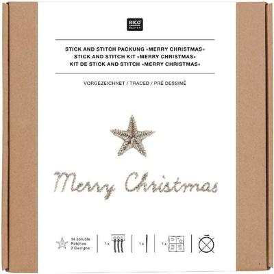 Stick and Stitch Packung Merry Christmas